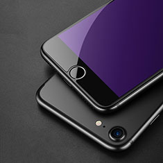 Apple iPhone SE3 (2022)用アンチグレア ブルーライト 強化ガラス 液晶保護フィルム アップル ネイビー