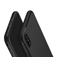 Apple iPhone X用極薄ソフトケース シリコンケース 耐衝撃 全面保護 Q02 アップル ブラック