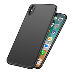 Apple iPhone X用極薄ソフトケース シリコンケース 耐衝撃 全面保護 S09 アップル ブラック