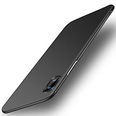 Apple iPhone X用極薄ソフトケース シリコンケース 耐衝撃 全面保護 V02 アップル ブラック
