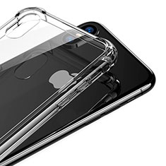 Apple iPhone X用極薄ソフトケース シリコンケース 耐衝撃 全面保護 クリア透明 C04 アップル クリア