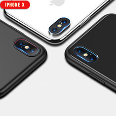 Apple iPhone X用強化ガラス カメラプロテクター カメラレンズ 保護ガラスフイルム F05 アップル クリア