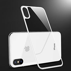 Apple iPhone X用強化ガラス 背面保護フィルム B09 アップル ホワイト