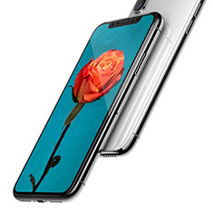 Apple iPhone X用強化ガラス フル液晶保護フィルム C01 アップル ブラック