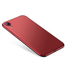 Apple iPhone XR用ハードケース プラスチック 質感もマット M01 アップル レッド