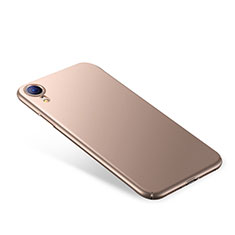 Apple iPhone XR用ハードケース プラスチック 質感もマット M01 アップル ゴールド