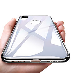 Apple iPhone Xs用ハードケース プラスチック 鏡面 アップル ホワイト