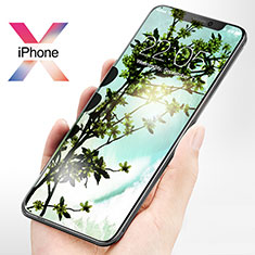 Apple iPhone Xs用強化ガラス 液晶保護フィルム F05 アップル クリア