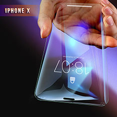 Apple iPhone Xs用強化ガラス 液晶保護フィルム T19 アップル クリア