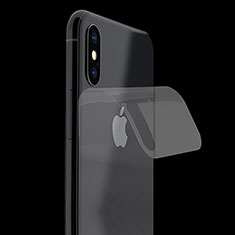 Apple iPhone Xs用強化ガラス 背面保護フィルム B07 アップル クリア