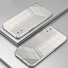 Apple iPhone Xs Max用極薄ソフトケース シリコンケース 耐衝撃 全面保護 クリア透明 SY2 アップル クリア