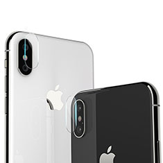 Apple iPhone Xs Max用強化ガラス カメラプロテクター カメラレンズ 保護ガラスフイルム F16 アップル クリア