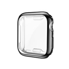 Apple iWatch 5 40mm用極薄ソフトケース シリコンケース 耐衝撃 全面保護 S01 アップル ブラック
