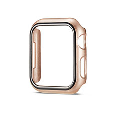 Apple iWatch 5 44mm用ハードケース プラスチック 質感もマット カバー M01 アップル ゴールド