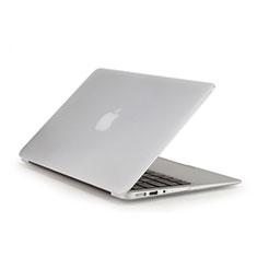 Apple MacBook Air 11 インチ用極薄ケース クリア透明 プラスチック アップル ホワイト
