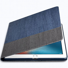 Apple New iPad 9.7 (2018)用手帳型 レザーケース スタンド L02 アップル ネイビー