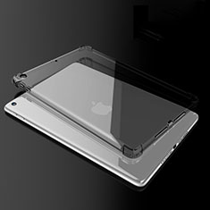 Apple New iPad 9.7 (2018)用極薄ソフトケース シリコンケース 耐衝撃 全面保護 クリア透明 H02 アップル ブラック