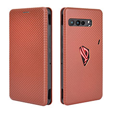 Asus ROG Phone 3 Strix ZS661KS用手帳型 レザーケース スタンド カバー L02Z Asus ブラウン