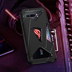 Asus ROG Phone 3 Strix ZS661KS用極薄ソフトケース シリコンケース 耐衝撃 全面保護 ZJ1 Asus ブラック