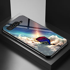 Asus ROG Phone 5 Ultimate用ハイブリットバンパーケース プラスチック パターン 鏡面 カバー LS2 Asus マルチカラー