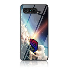 Asus ROG Phone 5 ZS673KS用ハイブリットバンパーケース プラスチック パターン 鏡面 カバー LS1 Asus マルチカラー