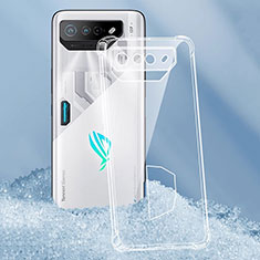 Asus ROG Phone 7 Ultimate用極薄ソフトケース シリコンケース 耐衝撃 全面保護 クリア透明 カバー Asus クリア