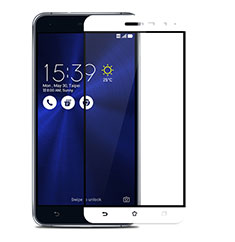 Asus Zenfone 3 ZE552KL用強化ガラス フル液晶保護フィルム Asus ホワイト