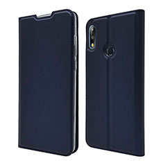 Asus Zenfone Max Pro M2 ZB631KL用手帳型 レザーケース スタンド カバー L01 Asus ネイビー