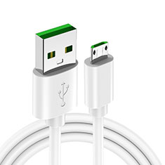 Alcatel 3V用Micro USBケーブル 充電ケーブルAndroidユニバーサル A17 ホワイト