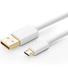 Huawei Mate 40 Pro用USB 2.0ケーブル 充電ケーブルAndroidユニバーサル A01 ホワイト
