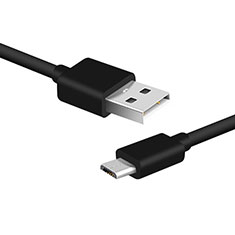 Realme C3用USB 2.0ケーブル 充電ケーブルAndroidユニバーサル A02 ブラック