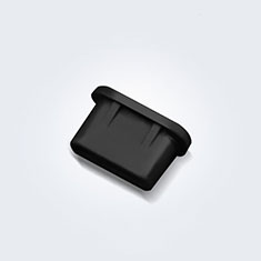 Oppo A18用アンチ ダスト プラグ キャップ ストッパー USB-C Android Type-Cユニバーサル H11 ブラック
