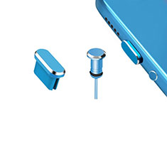 Huawei Enjoy 5用アンチ ダスト プラグ キャップ ストッパー USB-C Android Type-Cユニバーサル H15 ネイビー