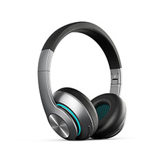 Realme 7用Bluetoothヘッドセットワイヤレス ヘッドホンイヤホン ステレオ H70 グレー