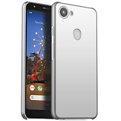 Google Pixel 3a XL用ハードケース プラスチック 質感もマット M01 グーグル シルバー