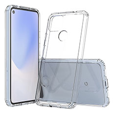 Google Pixel 4a 5G用360度 フルカバー ハイブリットバンパーケース クリア透明 プラスチック カバー ZJ5 グーグル クリア