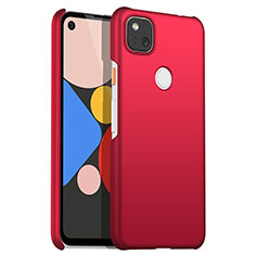 Google Pixel 4a用ハードケース プラスチック 質感もマット カバー M01 グーグル レッド