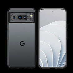 Google Pixel 8 Pro 5G用ハイブリットバンパーケース クリア透明 プラスチック カバー WL1 グーグル ブラック