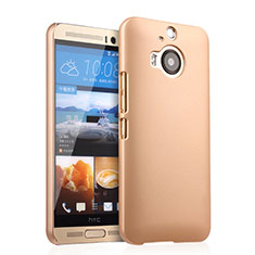 HTC One M9 Plus用ハードケース プラスチック 質感もマット HTC ゴールド