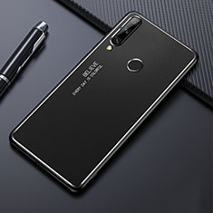 Huawei Enjoy 10 Plus用ケース 高級感 手触り良い アルミメタル 製の金属製 カバー M01 ファーウェイ ブラック