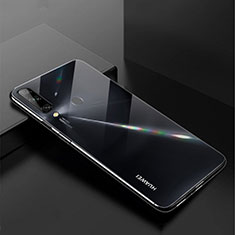 Huawei Enjoy 10 Plus用極薄ソフトケース シリコンケース 耐衝撃 全面保護 クリア透明 H04 ファーウェイ ブラック