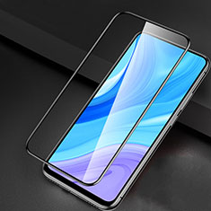 Huawei Enjoy 10 Plus用強化ガラス フル液晶保護フィルム F02 ファーウェイ ブラック