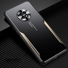 Huawei Enjoy 20 Plus 5G用ケース 高級感 手触り良い アルミメタル 製の金属製 カバー ファーウェイ ゴールド