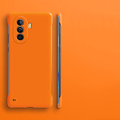Huawei Enjoy 50用ハードケース プラスチック 質感もマット フレームレス カバー ファーウェイ オレンジ
