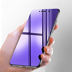 Huawei Enjoy 7 Plus用アンチグレア ブルーライト 強化ガラス 液晶保護フィルム B01 ファーウェイ ネイビー
