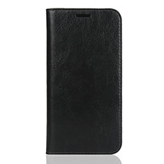 Huawei Enjoy 8S用手帳型 レザーケース スタンド カバー U01 ファーウェイ ブラック