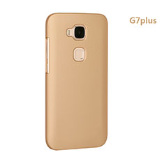 Huawei G7 Plus用ハードケース プラスチック 質感もマット ファーウェイ ゴールド