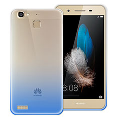 Huawei G8 Mini用極薄ソフトケース グラデーション 勾配色 クリア透明 ファーウェイ ネイビー