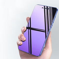 Huawei GR3 (2017)用アンチグレア ブルーライト 強化ガラス 液晶保護フィルム ファーウェイ ネイビー