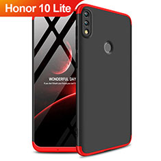 Huawei Honor 10 Lite用ハードケース プラスチック 質感もマット 前面と背面 360度 フルカバー ファーウェイ レッド・ブラック